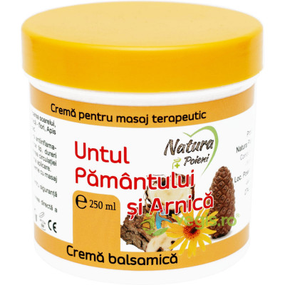 Cremă balsamică Untul Pământului şi Arnică 250 ml