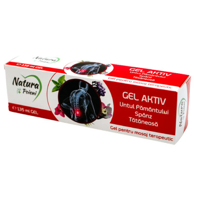 Gel aktiv Untul pământului, Spânz şi Tătăneasă 135 ml