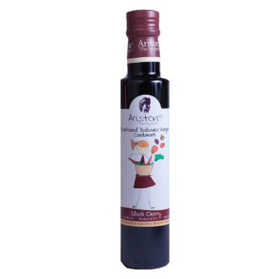 Otet balsamic cu cirese negre, fara zahar, 250 ml