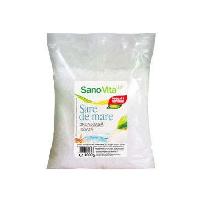 sare de mare grunjoasă iodată