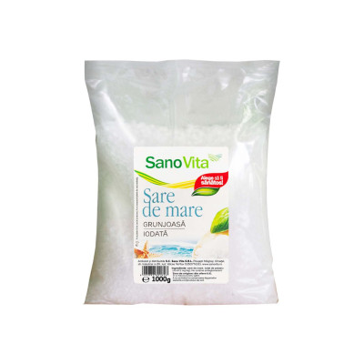 Sare de mare grunjoasa iodata