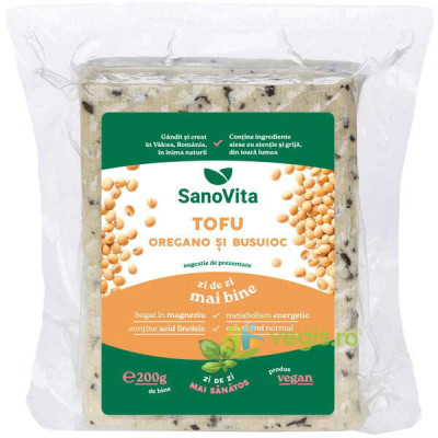 Tofu cu oregano si busuioc